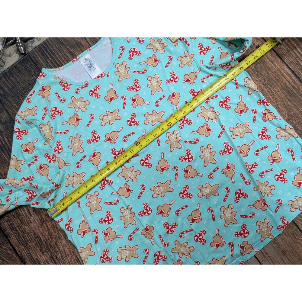Disney Store Mickey Mouse & Friends Mint Holiday Pajama 2X Gingerbread Candy Can - Picture 4 of 12